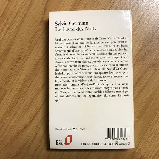 Germain, Sylvie - Le livre des nuits