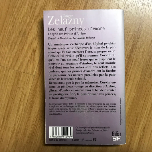 Zelazny, Roger - Les neufs princes de l’ambre