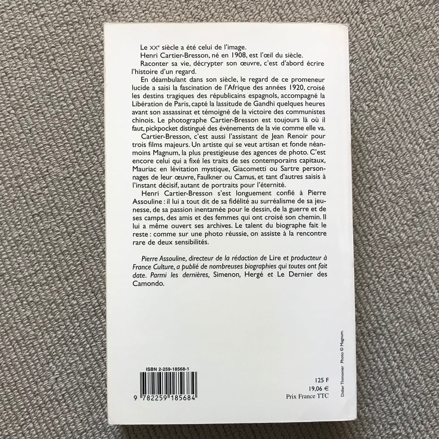 Cartier-Bresson, l’œil du siècle - Pierre Assouline