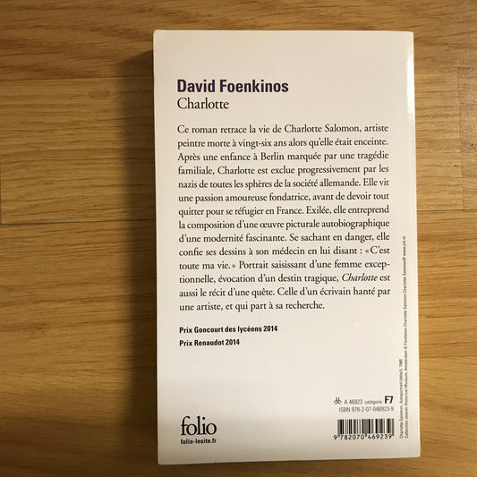 Foenkinos, David - Charlotte