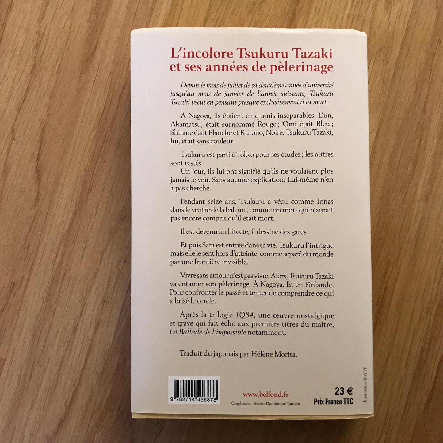 Murakami, Haruki - L’incolore Tsukuru Tazaki et ses années de pélerinage