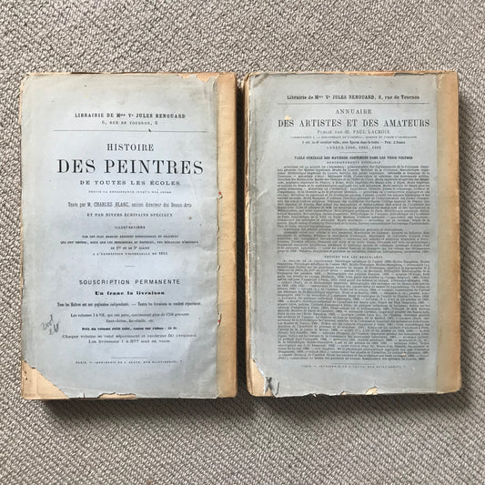Renouvier, Jules - Histoire de l’Art pendant la révolution (2 volumes)