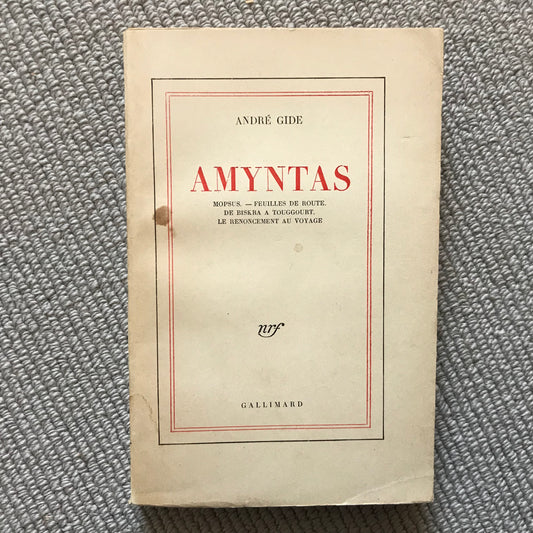 Gide, André - Amyntas
