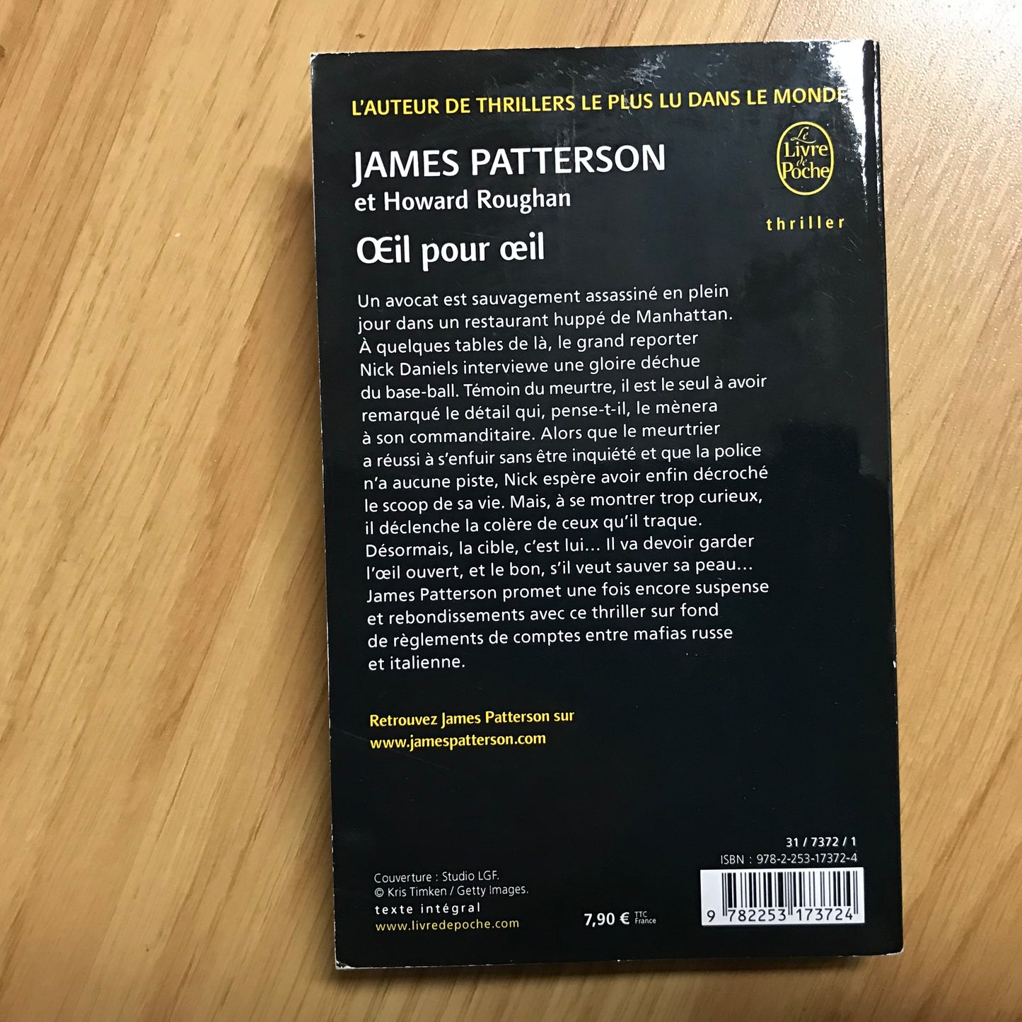 Patterson, James - Oeil  pour oeil
