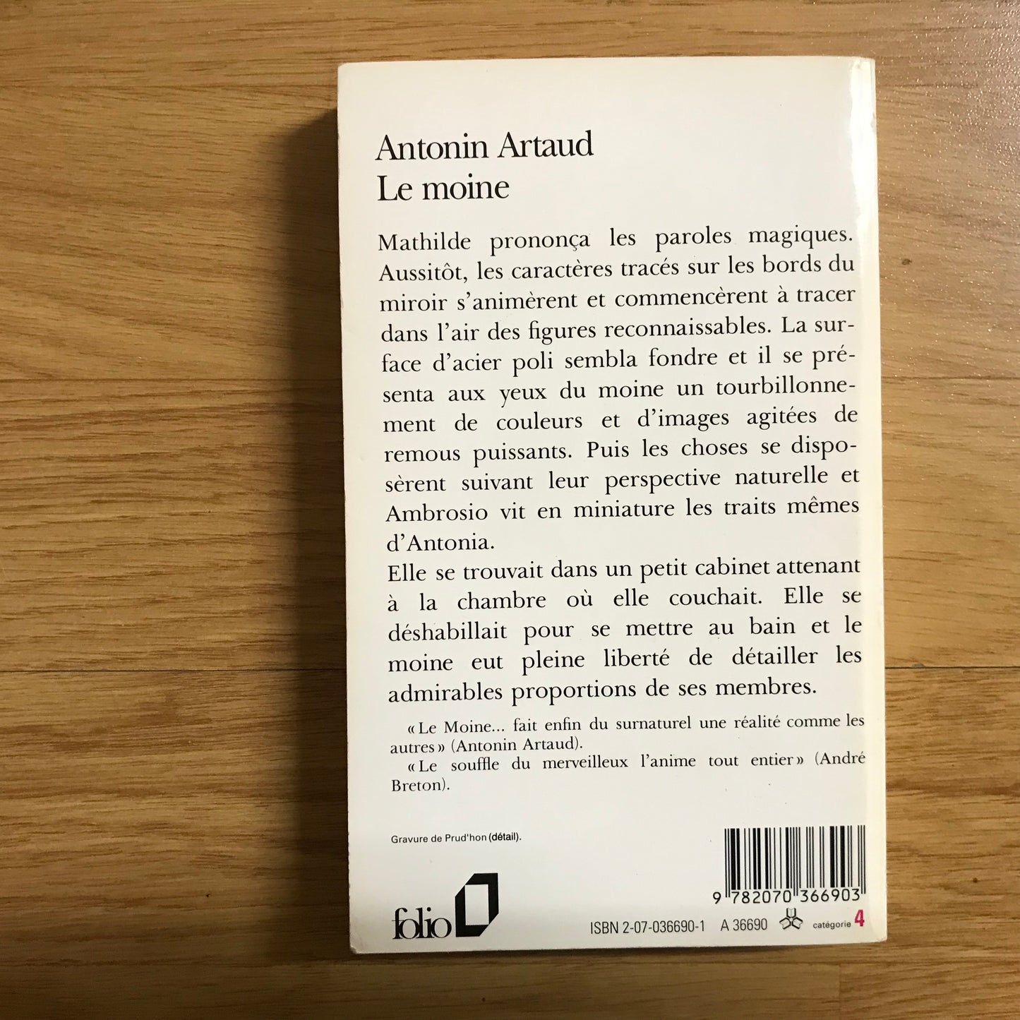 Artaud, Antonin - Le moine (de Lewis)