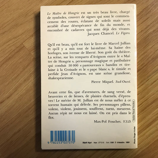 Jullian, Marcel - Le maître de Hongrie