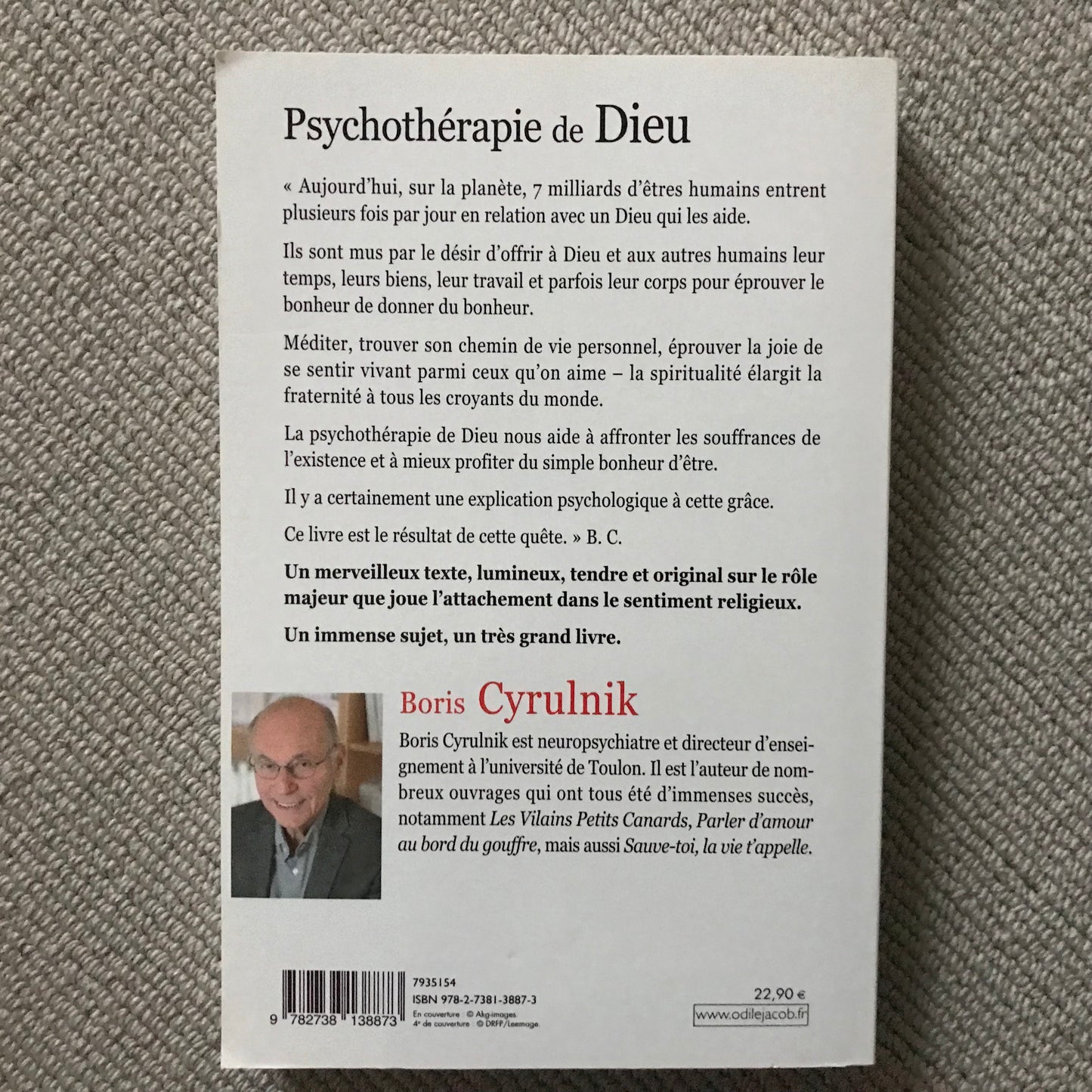 Cyrulnik, Boris - Psychothérapie de Dieu