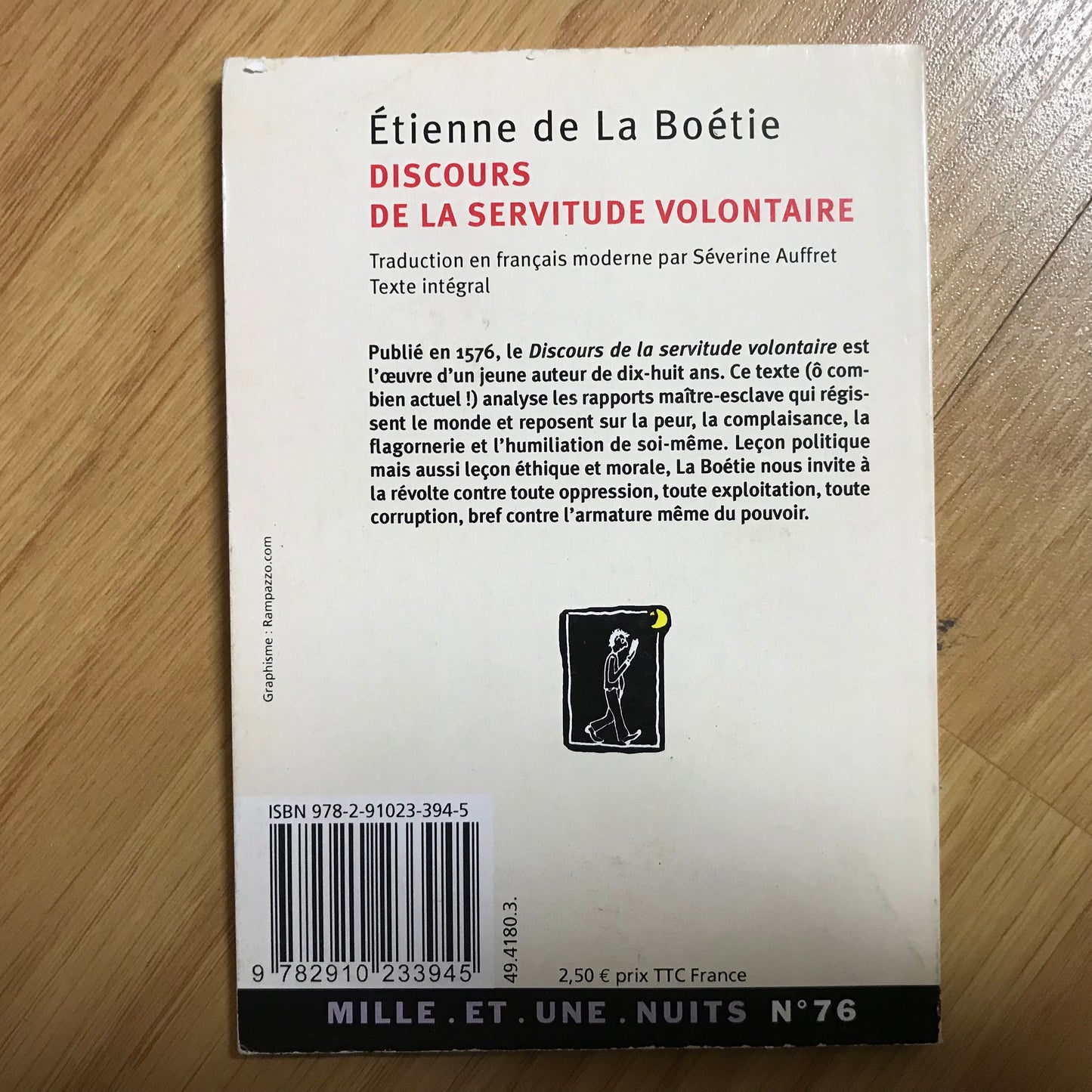 Boetie, la - Discours de la servitude volontaire