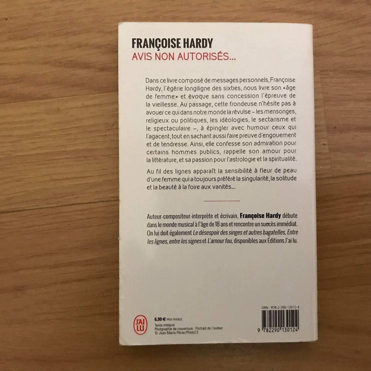 Hardy, Françoise - Avis non autorisés…