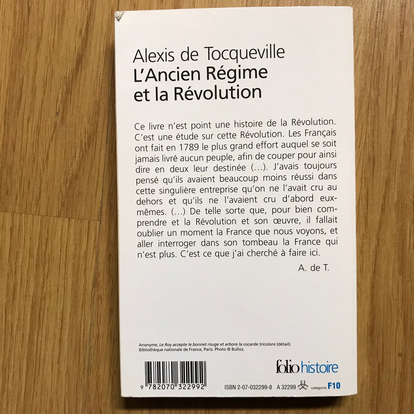 Tocqueville de, Alexis - L’Ancien régime et la Révolution