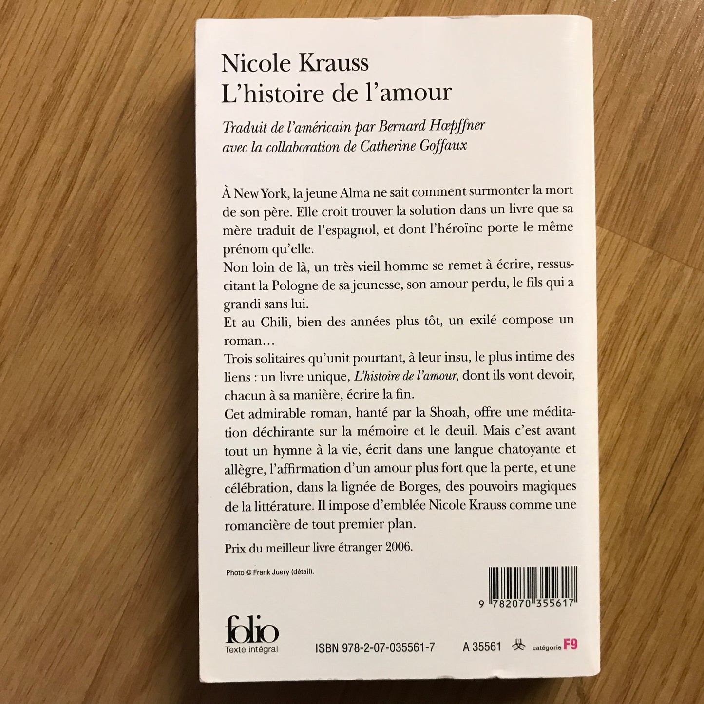 Krauss, Nicole - L’histoire de l’amour